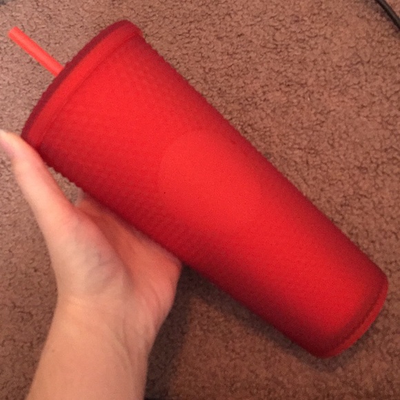 Red Studded Starbucks Tumbler - Picture 2 of 3